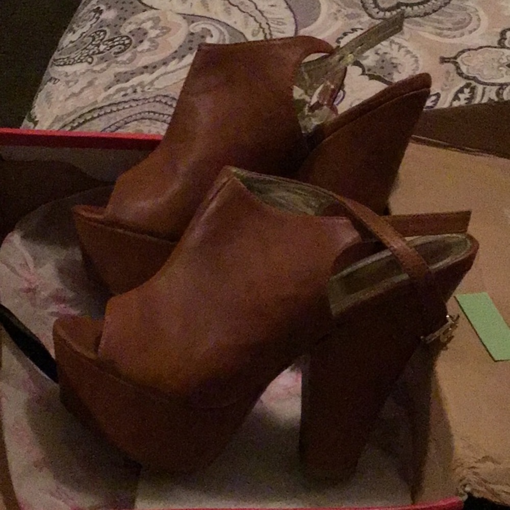 Cognac sandal